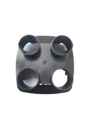 Крышка корпуса воздушного отопителя 5 кВт пластик (торцевая) на 4 сопла